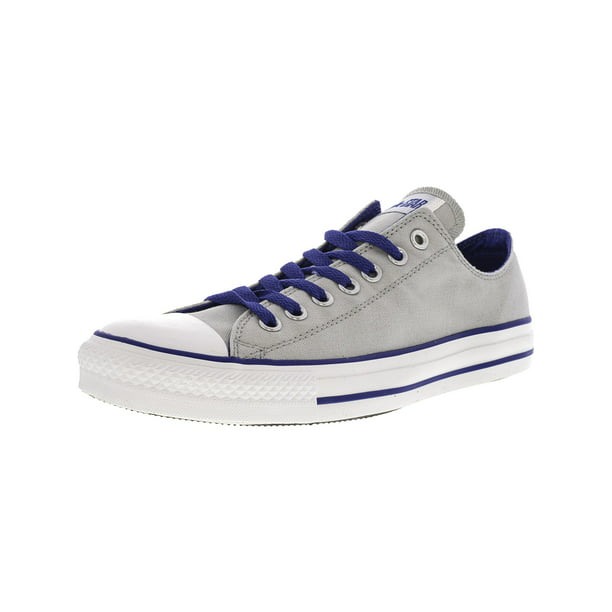 Converse Chuck Taylor All Star Ox Cloud Gray / Blue Ankle-High Fashion  Sneaker - 9M 7M 
