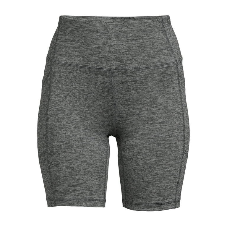 Grey biker hot sale shorts walmart