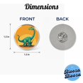 Brachiosaurus Dinosaur Backpack Hat Novelty Lapel Pin - Walmart.com