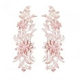 thumbnail image 1 of Apliques de flores de encaje Strade Fareast Limited 2 uds rosa, 1 of 8