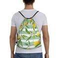 thumbnail image 2 of Easygdp Lemon Drawstring Backpack, Beach Sackpack, Travel Sackpack Lightweight for Sports, Gym, Travel, Swimming -, 2 of 9