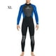 thumbnail image 5 of Naiovety Traje de buceo Neopreno Nylon Traje de baño de manga larga Borde de cuero Clásico Cuello Traje de neopreno de Deportes acuáticos Hombre Azul SG, 5 of 6