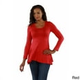 thumbnail image 4 of Women's Long Sleeve Scoop Neck Tunic Top, 4 of 5