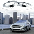 thumbnail image 7 of Pair Chrome L+R Bumper Fog Light Bezel Ring Cover for W251 R320, 7 of 7