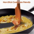 thumbnail image 3 of Roofei Resistant Premium Silicone Spatula Set, BPA-Free One Piece Seamless Design, Non-Stick Rubber Cooking/Baking Utensil Set of 4(orange)., 3 of 7