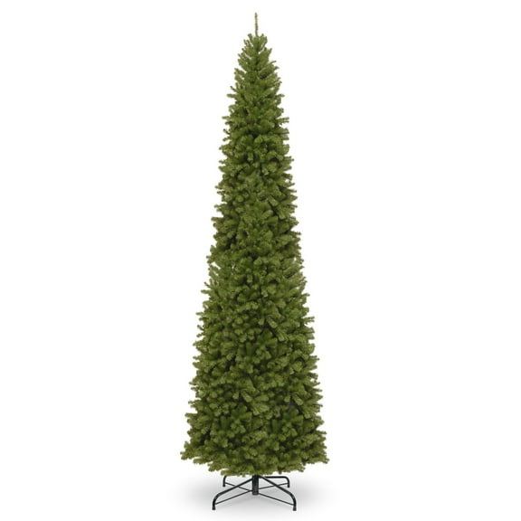 National Tree Company 14 ft. Unlit North Valley® Spruce Pencil Slim Artificial Christmas Tree with Stand