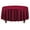 Burgundy, variant on Exquisite 12 Premium Red Plastic 84" Round Waterproof Party Tablecloths Classic