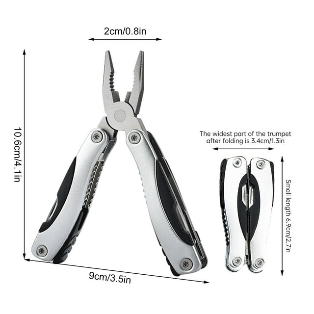 Birdeem Multifunctional Foldable Mini Pliers Outdoor Multifunctional Pliers Fire Truck Mounted Tool Pliers Mountain Climbing Folding Portable Combination Pliers