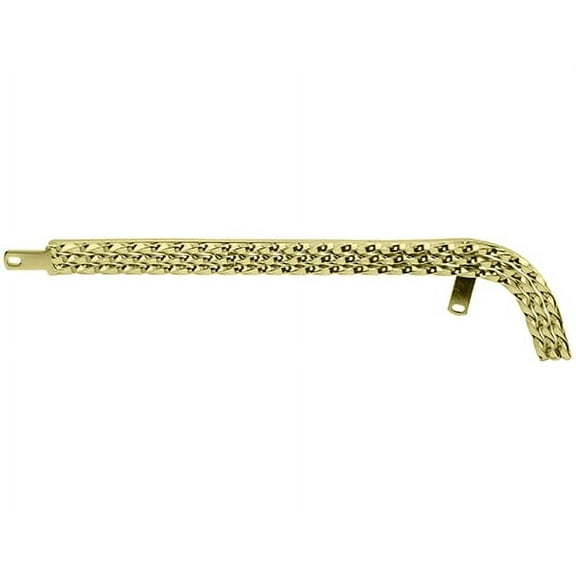 bike 26" Lowrider Triple Square Twisted Chain Guard Gold.