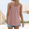 thumbnail image 5 of Kaprioy Womens Summer Tops Womens Tank Tops Eyelet Crew Neck Sleeveless Tops Dressy Casual Flowy Summer Shirts, 5 of 6
