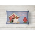 thumbnail image 2 of Carolines Treasures BB2775PW1216 Dog House Collection Basset Hound Canvas Fabric Decorative Pillow  12H x16W multicolor, 2 of 3