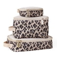 thumbnail image 1 of Set de 3 Cubos Organizadores para Viaje Itzy Ritzy Estilo Leopardo, 1 of 4