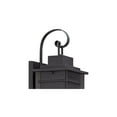 thumbnail image 4 of Franklin Iron Works Bransford Mission Outdoor Wall Light Fixture Black Specked Gray 17" Clear Glass Panels for Post Exterior Barn Deck House Porch, 4 of 8