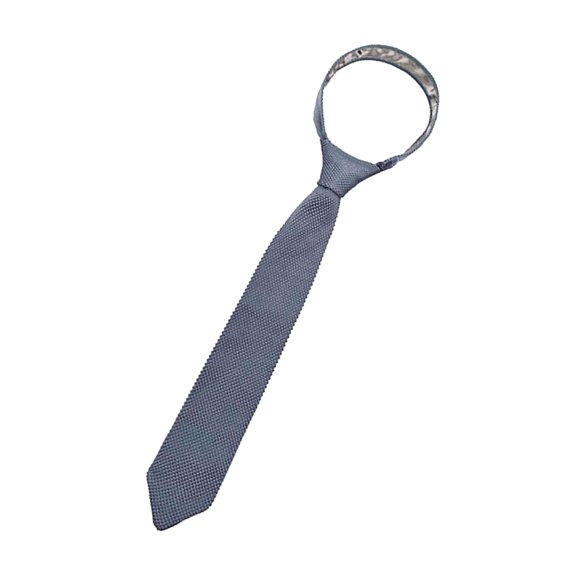 Corbata de punto Sunnimix para hombre Gris