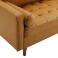 thumbnail image 3 of Modway Valour 81" Leather Sofa in Tan, 3 of 9