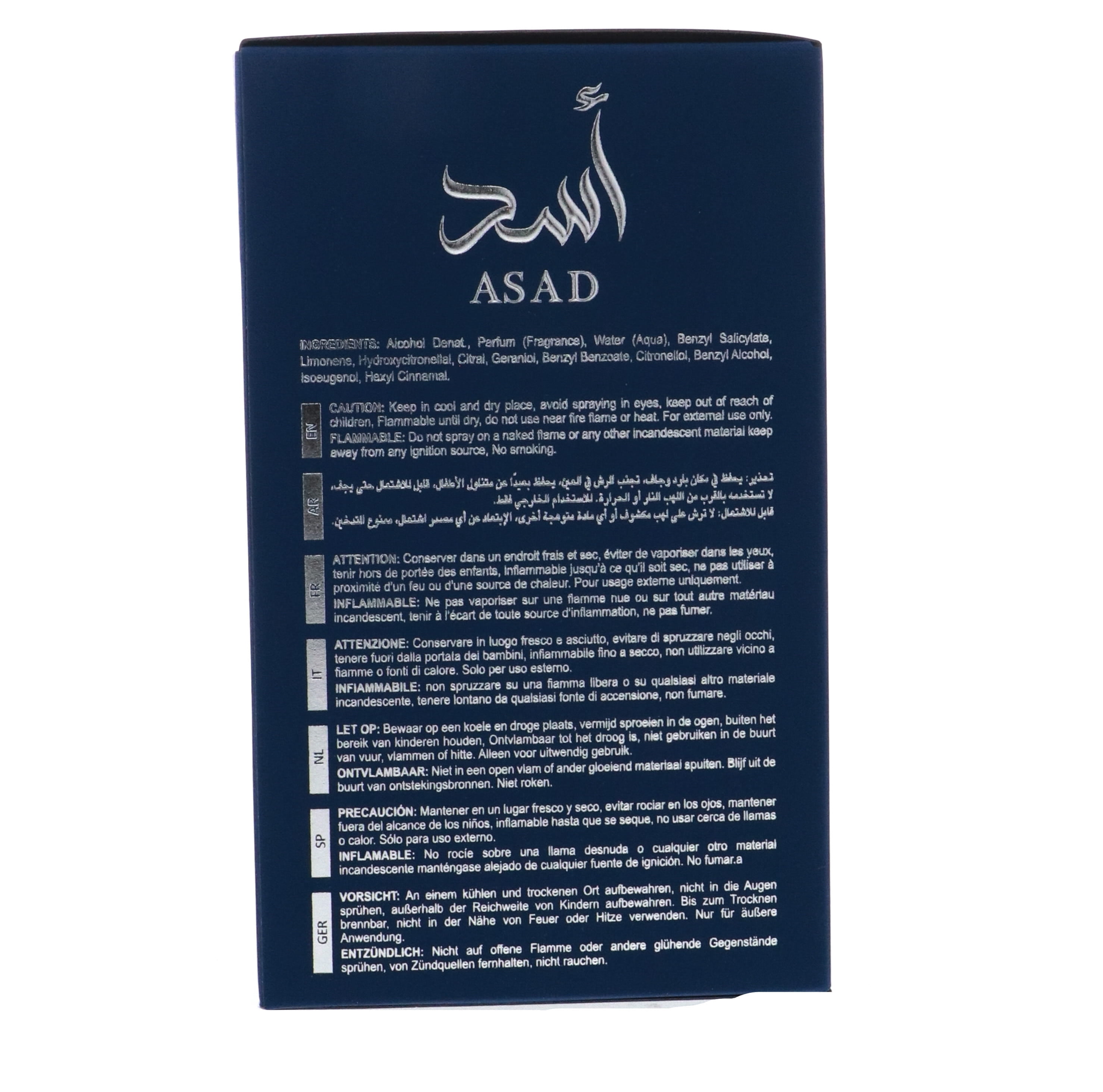 Lattafa Asad Zanzibar Eau de Parfum, 3.4 oz