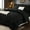 Black-1, variant on 5/7pcs Luxurious Checkered Comforter, Soft Microfiber, Lightweight, Breathable, Easy Care-And Bed In A Bag Convenience for All Seasons, with Comforter, Flat Sheet, Fitted Sheet, And Pillowcases