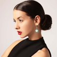thumbnail image 4 of Lady Vintage Luminous Earrings Cute Round Beaded Pendant In Dark Earrings Glow Girl Jewelry Gift, 4 of 6