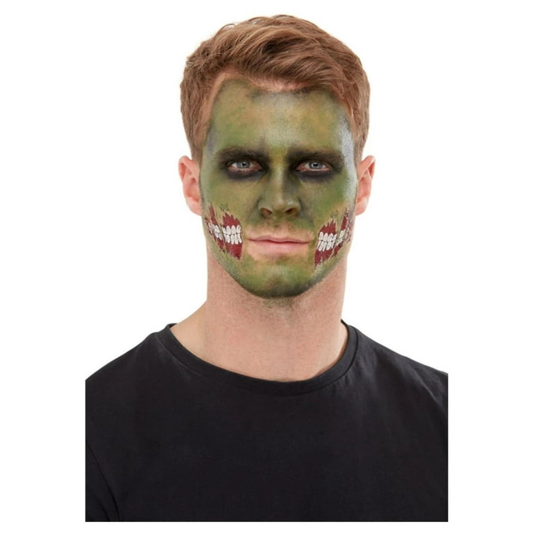 Smiffys Makeup FX Zombie Face Transfer Green Smiffys Makeup FX Zombie Face Transfer Green