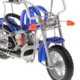 thumbnail image 3 of Modelo de motocicleta Baoblaze escultura de Metal 7.7x2.8x5.5inch azul, 3 of 8