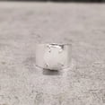 thumbnail image 4 of Rainbow Moonstone Ring, Rough Moonstone Gemstone Ring, June Birthstone, Wide Band, 925 Sterling Silver, Womens Ring, Christmas, Thanksgiving, Handmade, Statement Jewelry, Rough Gemstone Jewelry, 4 of 6