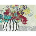thumbnail image 2 of Goldberger, Jennifer 24x19 White Modern Wood Framed Museum Art Print Titled - Spray of Flowers I, 2 of 4