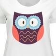 thumbnail image 4 of Inktastic Owl Women's Plus Size T-Shirt, 4 of 5