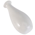 thumbnail image 2 of EeaseMX Jarrón pequeño de cerámica, florero creativo de escritorio, botella simple con forma de bala para decoración del hogar y la oficina (blanco), 2 of 7