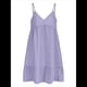 thumbnail image 3 of Vestido de Verano para Mujer 2025, Sin Mangas, con Tirantes Finos y Cuello en V, Informal, Estilo Swing. Púrpura XL, 3 of 8
