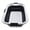 White/Black, variant on SAMMART Collapsible 3 Handled Plastic Laundry Basket - Foldable Pop Up Storage Container/Organizer - Portable Washing Tub - Space Saving Hamper/Basket