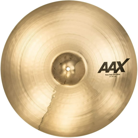 Sabian 21 Inch AAX Raw Bell Dry Ride Cymbal Brilliant Finish