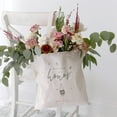 thumbnail image 3 of Floral Personalized Name Matron of Honor Wedding Cotton Canvas Tote Bag, 3 of 3
