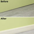thumbnail image 5 of Wall Molding Trim & Chair Rail,Bexikou Wall Base Moulding Trim,Self-Adhesive Panel Moulding,DIY Home Decor on Cabinet Door Mirror Frame, 6.56ft, 5 of 7