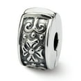 thumbnail image 1 of Beautiful Sterling Silver Reflections Hinged Floral Clip Bead, 1 of 2