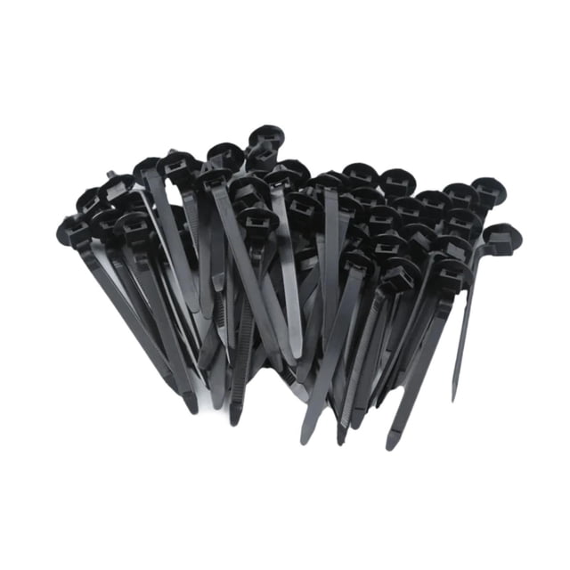 Rongfmy Cable Zip Ties Push Mount Straps Set Lightweight Multipurpose 30 Pieces