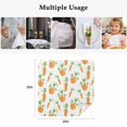 thumbnail image 5 of Easter Carrot Cloth Napkins, Spring Watercolor Modern Art Washable and Reusable Dinner Napkins Set of 4, Table Napkin for Kitchen Party Birthday Wedding Hotel Housewarming 20"x20", 5 of 9