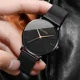 thumbnail image 4 of New Men Watch Luxury Bracelet Set Fashion Business Brown Leather Quartz Wrist Watches for Men Gift Set Relogio Masculino NO BOX, 4 of 5