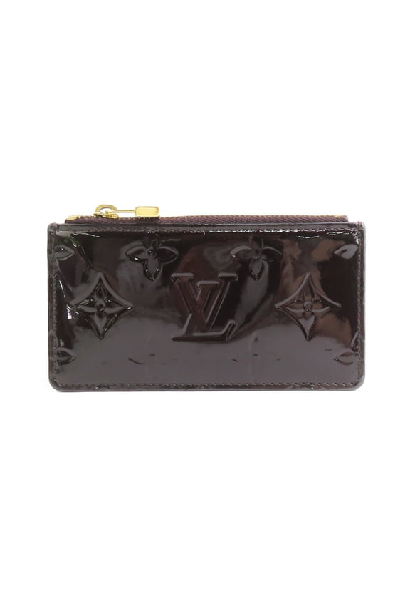 Pre-Owned Louis Vuitton LOUIS VUITTON Key Case Wallet/Coin Monogram Vernis Pochette Cle Patent...