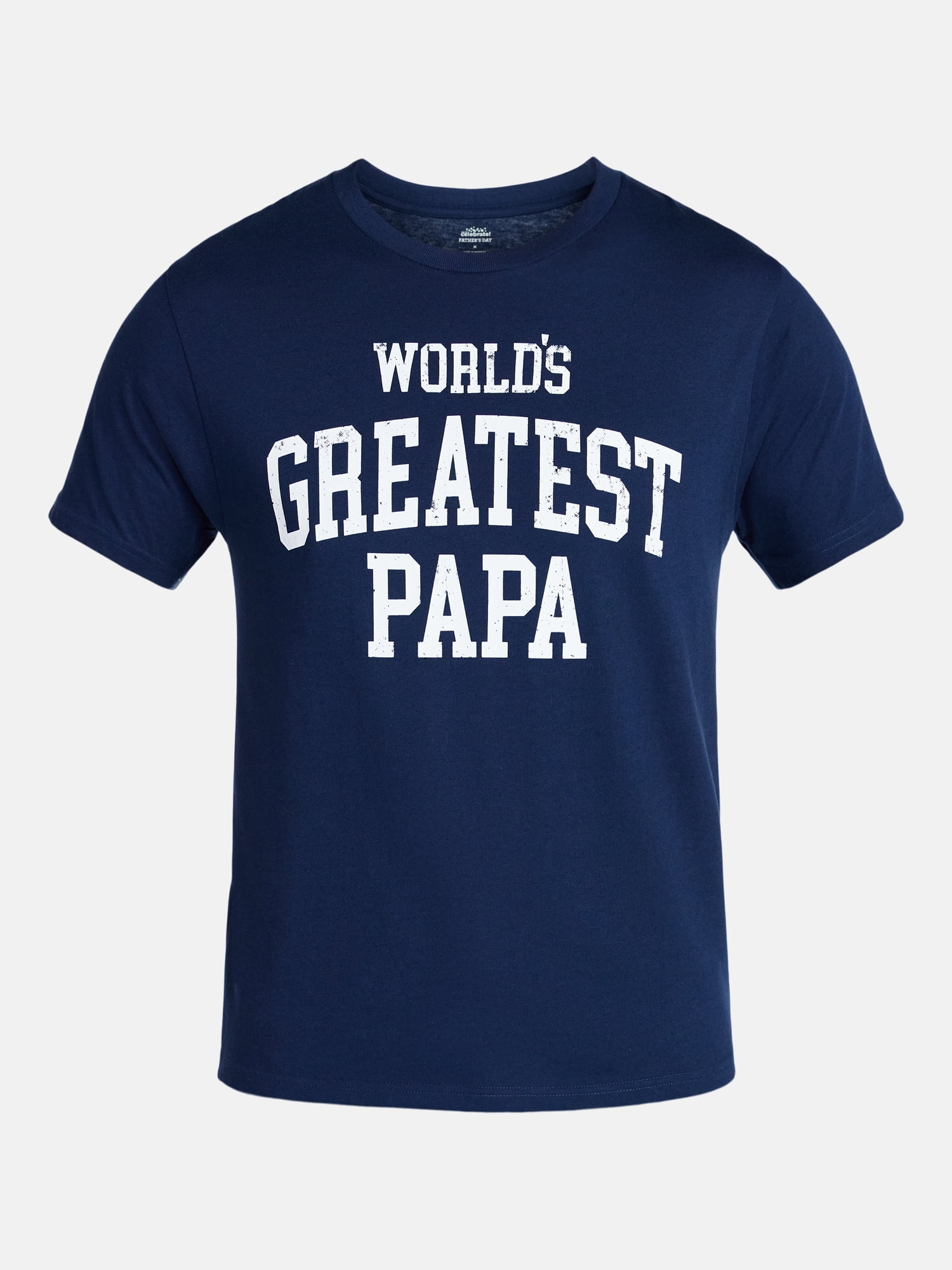 Father's Day Men's Vintage Label Papa Graphic Tee by Way to Celebrate, Sizes XS-5XL