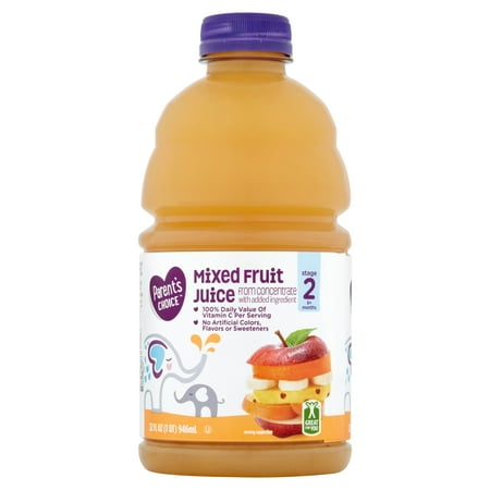 Parent's Choice 100% Mixed Fruit Juice, Stage 2, 32 fl oz