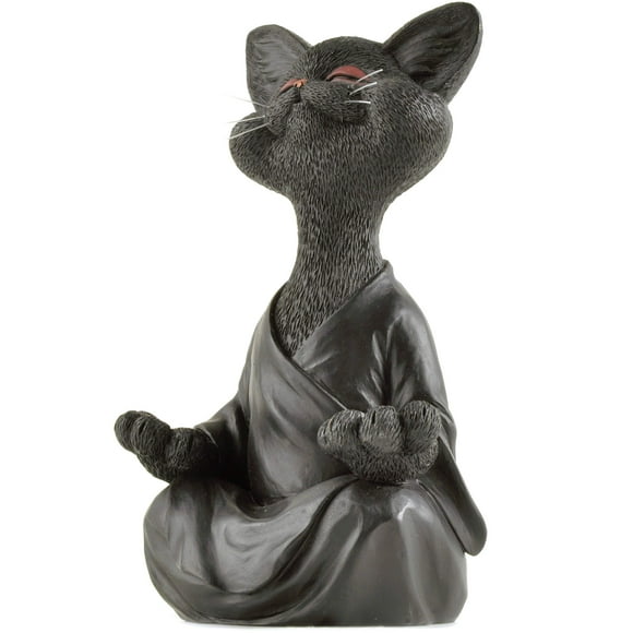 black cat Old World Christmas Ornaments Cat Blown Ornaments for Christmas Tree finely carved （12*8*18 cm）