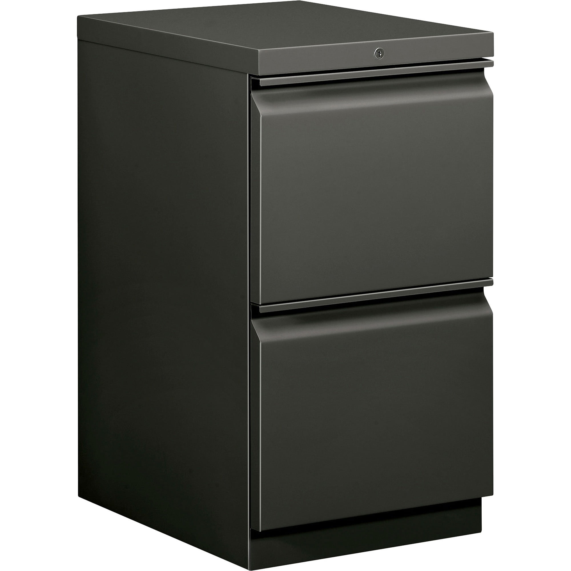 HON 2 Drawers Vertical Lockable Filing Charcoal