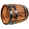 thumbnail image 4 of Barril de vino de roble Barril de vino de madera Barril de oporto vintage Cubo de whisky añejo Dispensador café, 4 of 9