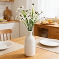 thumbnail image 6 of XIA0LE 7-Fork White Artificial Poppy Flowers With Stems Faux Poppies Bouquets Plastic Spring Floral For Indoor Table Party Arrangement Wedding Ceremony Decor, 6 of 6