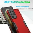 thumbnail image 4 of ShellTech Phone Case for Samsung Galaxy S21 Ultra Case, Military Grade Hard PC and TPU Double Protective Case Cover, Fashion Heavy Duty Shockproof Full Protection Phone Case,Mint, 4 of 7