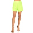thumbnail image 3 of MOA Collection Women's Essential High Waist Solid Pull-On Shorts for Casual Wear, 3 of 6
