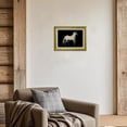 thumbnail image 2 of VIOLABBEY Wall Art Gold Framed Canvas, Vintage Horse Decor for Living Room, Bedroom, Office, Black White Equine Prints Gift, 12x16in, 2 of 6