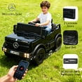 thumbnail image 2 of HEIMILI 12V Ride on Toys Electric Car,Licensed Mercedes-Benz Unimog w/Parent Remote Control,Age for 1-4 Boys,Girls,Kids,Black, 2 of 10
