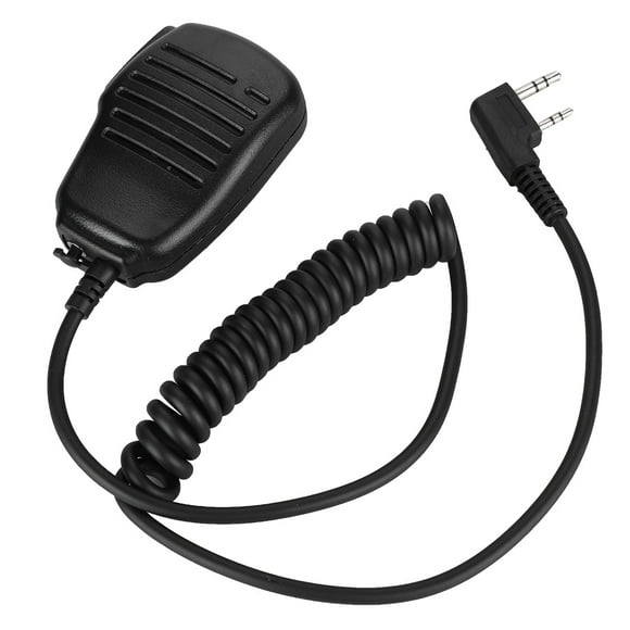 ZOUSSIQI 2 PIN K Hrad Handheld Walkie Talkie Speaker Mic Hand Microphone EL225#47831