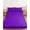 Amethyst, Neon Purple, Plum, Violet, variant on King Size Fitted Sheet Set - Purple Halloween 3 Piece Bedding Sets 16" Deep Pocket Fitted Sheet with 2 Pillowcases, Black Spiders Net Classic Gingham Brushed Microfiber Hotel Luxury Bed Sheets